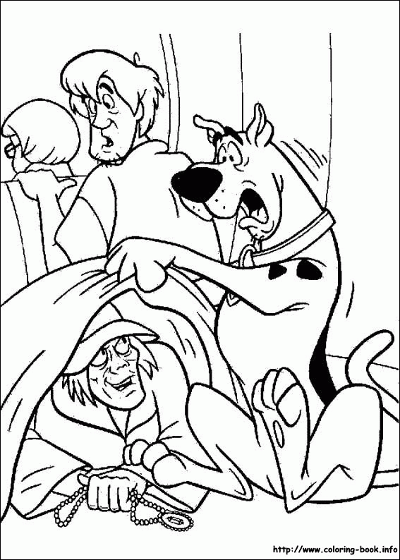 Scooby Doo kolorowanki